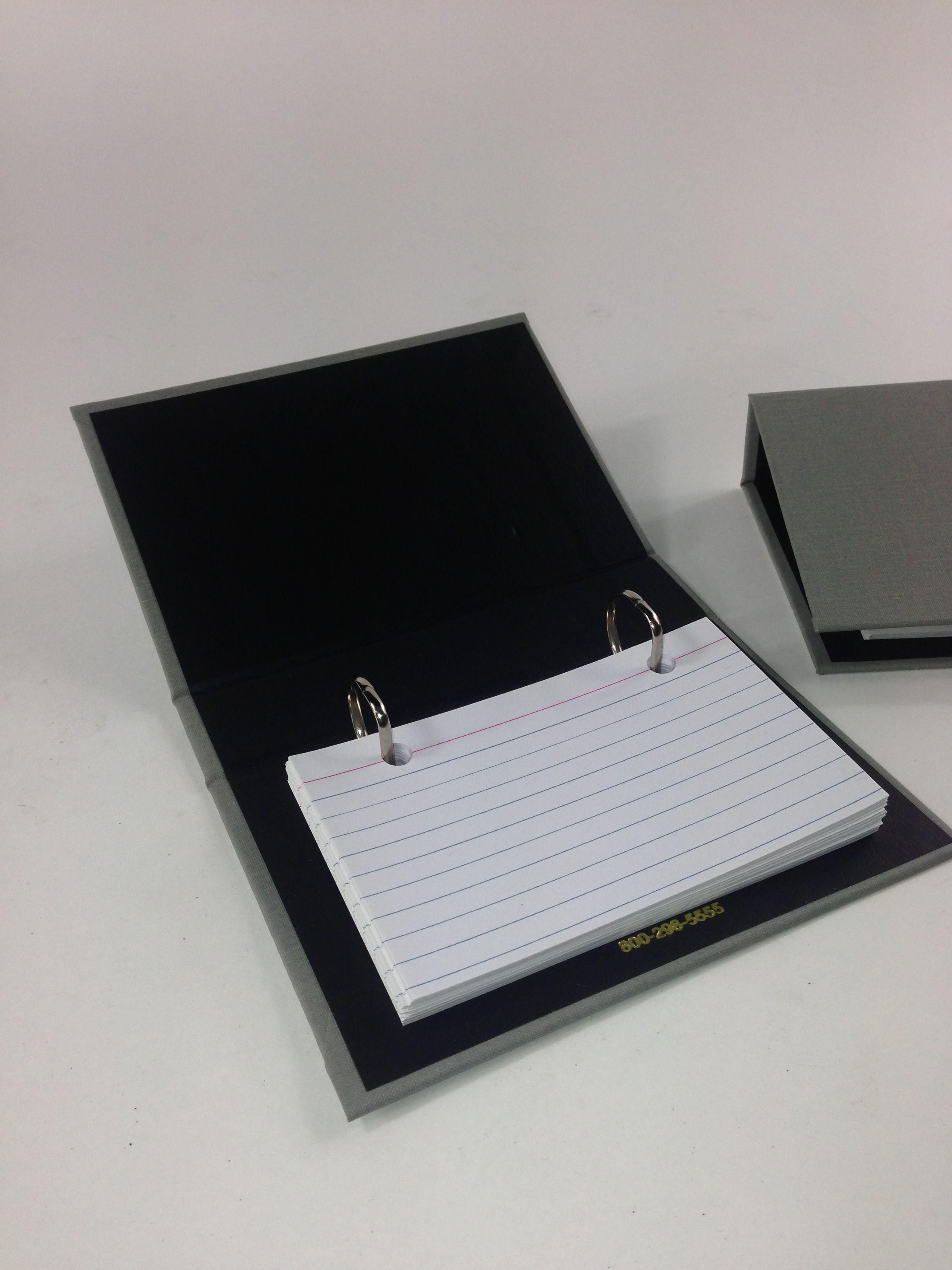 oxford index card binder 2 ring,3x5, Tesla white seats,hardcover linnaeus