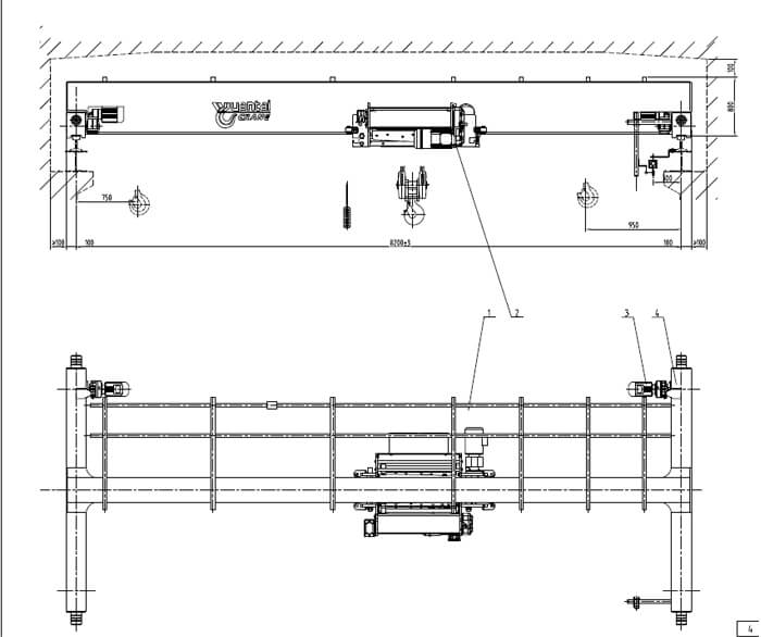 5 Ton European Single Girder Overhead Crane Transaction Case in Pakistan