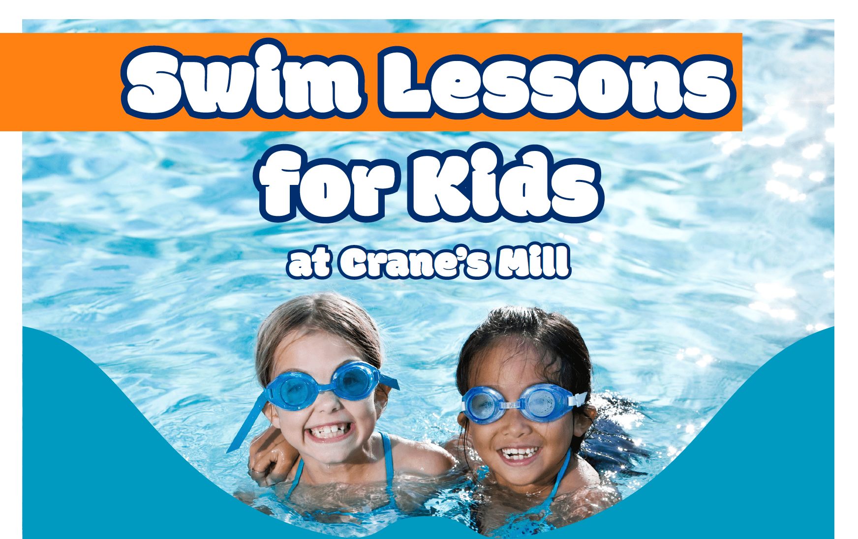 Swim Lessons for Kids at Crane's Mill! Crane's Mill