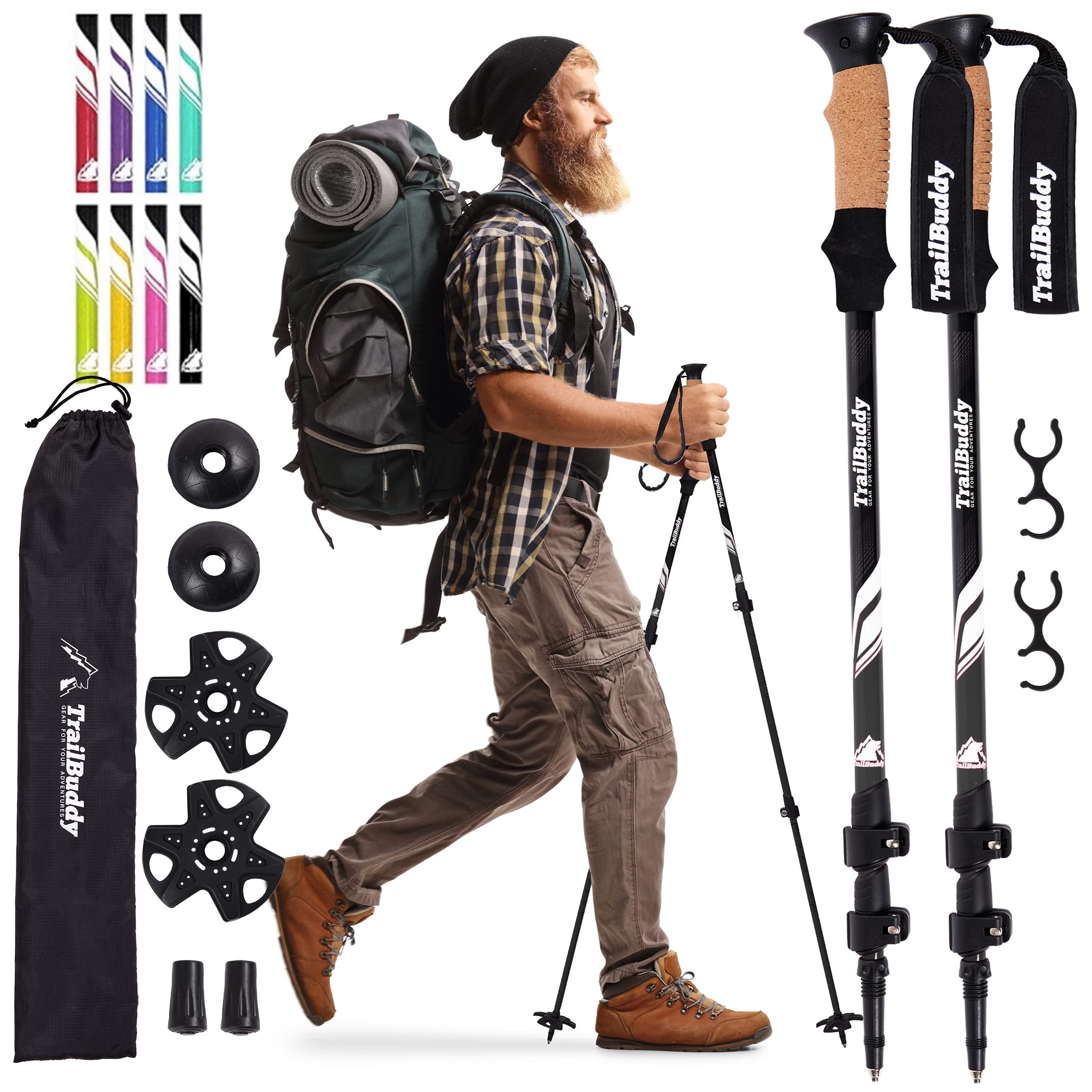 TrailBuddy Trekking Poles Review Lightweight Hiking Gear. Are They