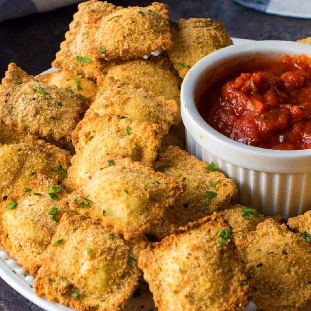 Crispy Toasted Ravioli Deep fried or Baked Craving Some Creativity