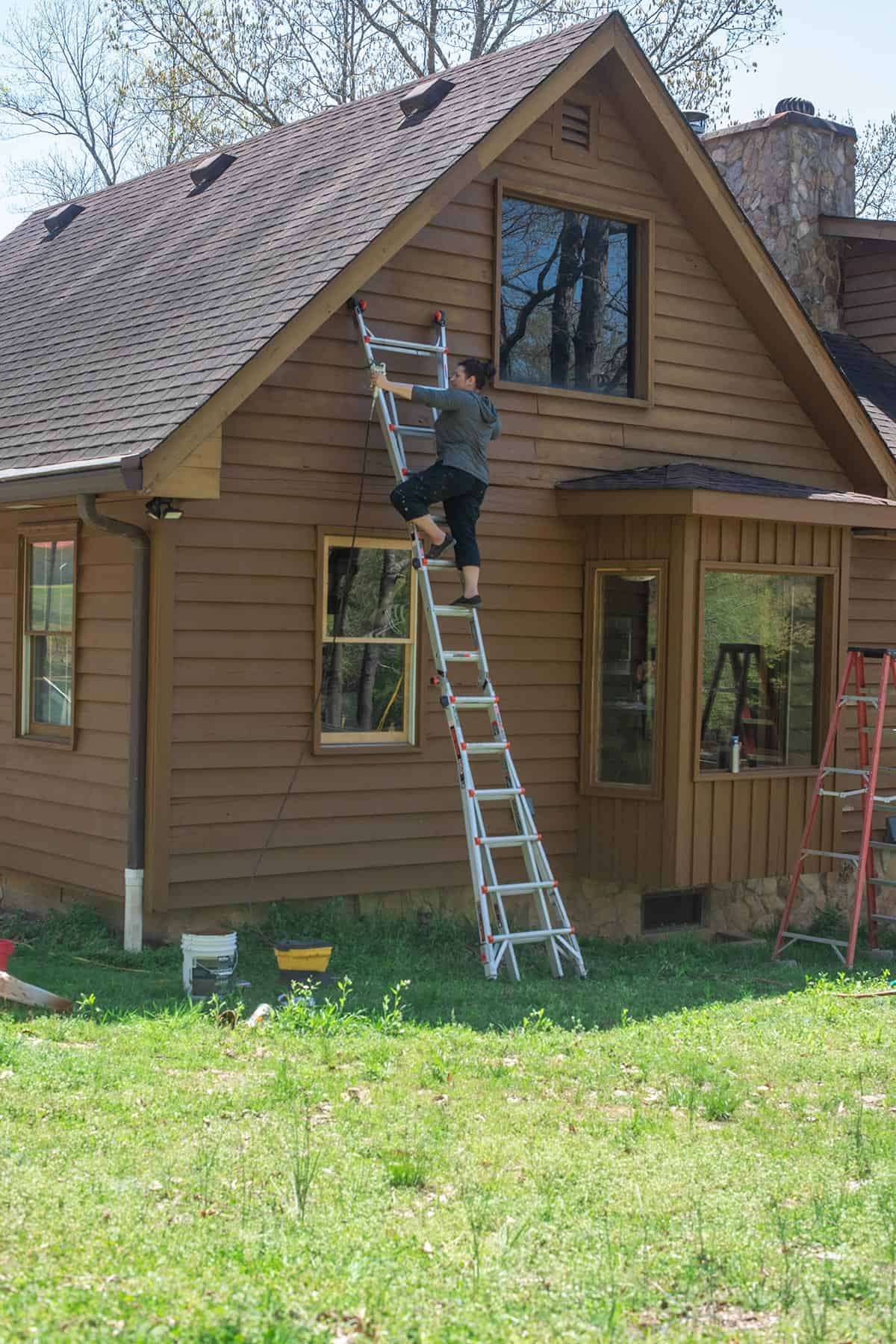 Staining a House Exterior • Craving Some Creativity