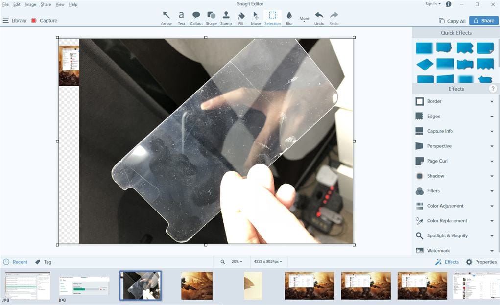 Can i use tools to edit a snagit video capture lessonssno