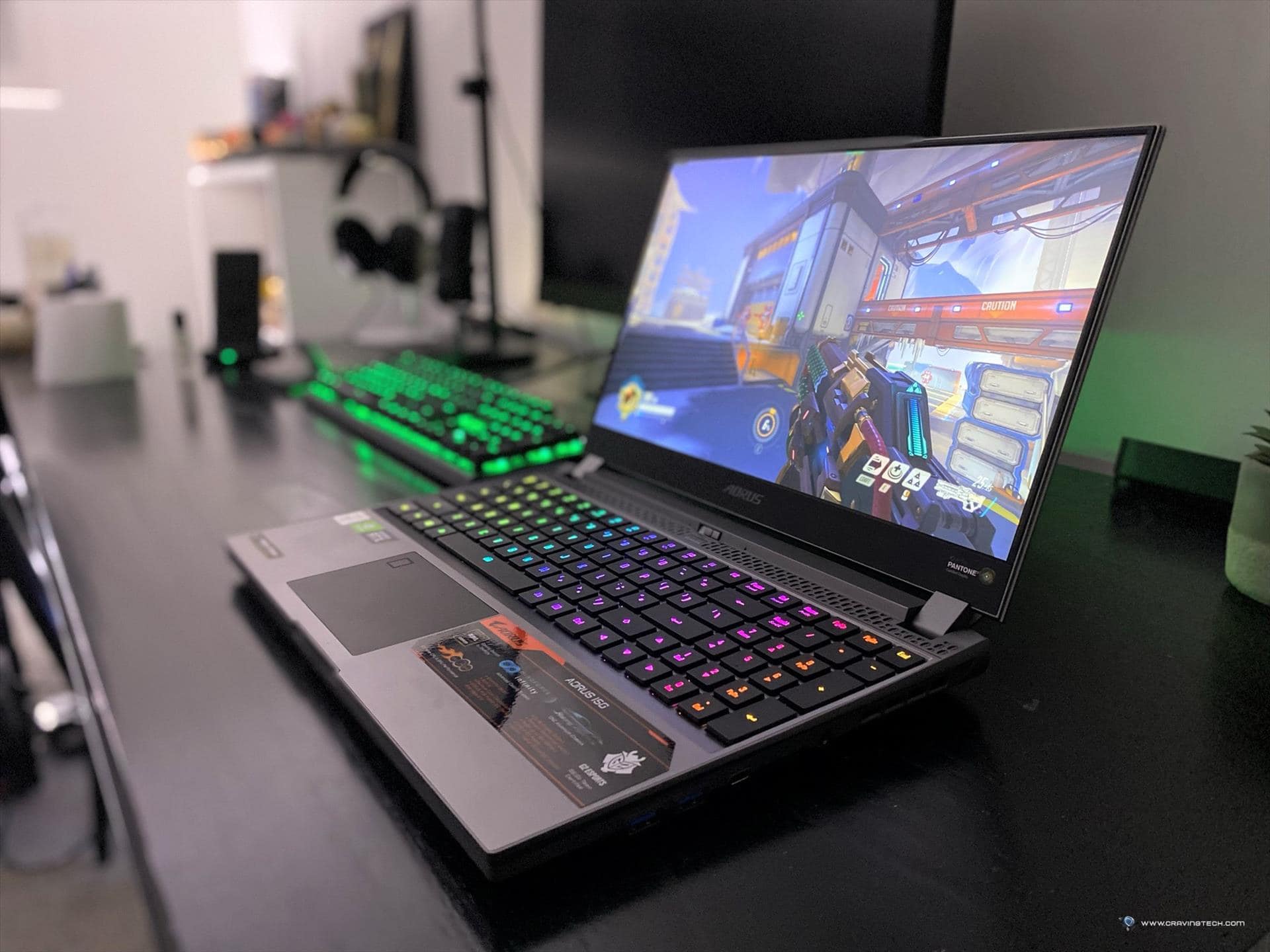 Gaming on the GIGABYTE AORUS 15G Gaming Laptop. Here are my impressions!