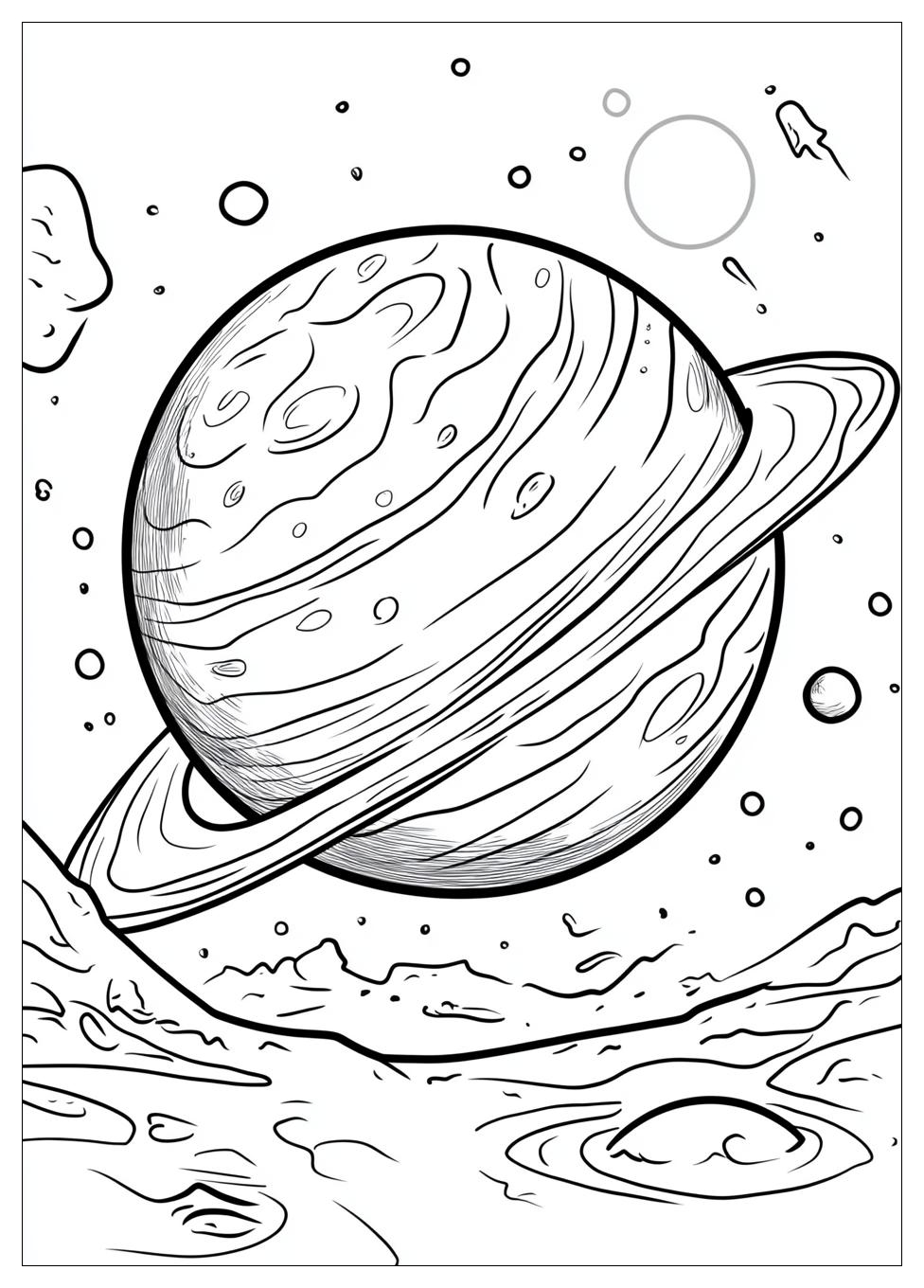 Pluto Coloring Pages : Explore the Dwarf Planet with Fun and Learning