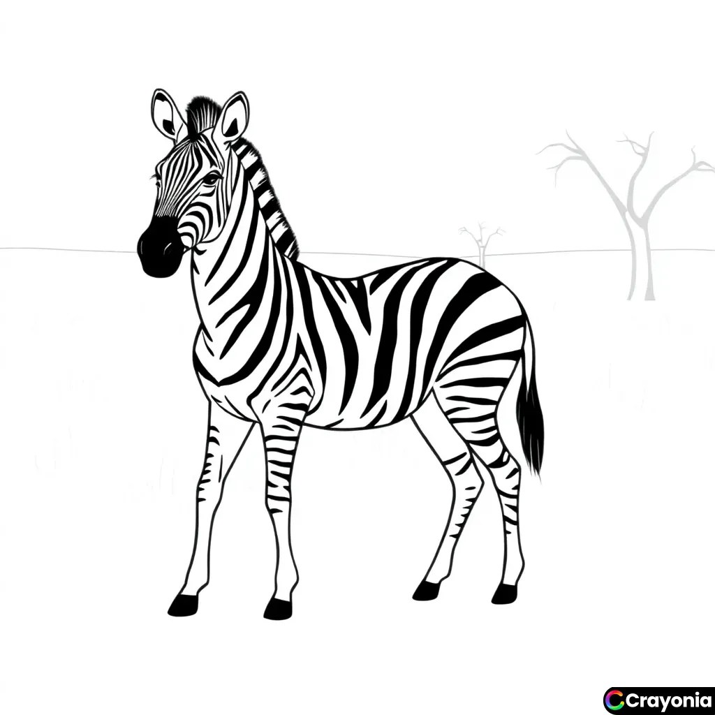 Zebra Coloring Pages Free Online Coloring Pages