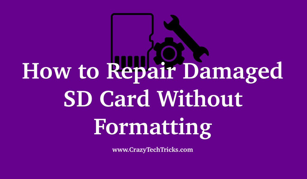 How to Repair Damaged SD Card Without Formatting Fix SD Card