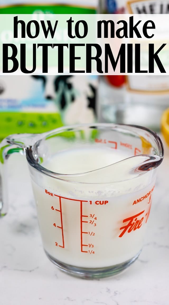 Learn How to Make Buttermilk at home Crazy for Crust