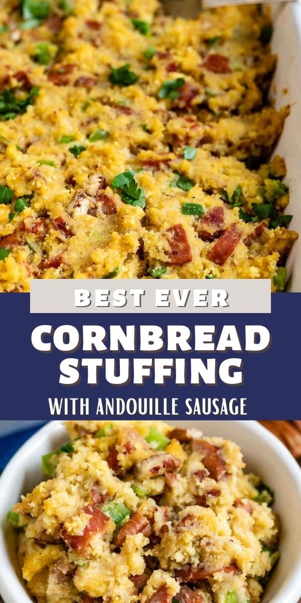 Cornbread Stuffing with Andouille Sausage Crazy for Crust