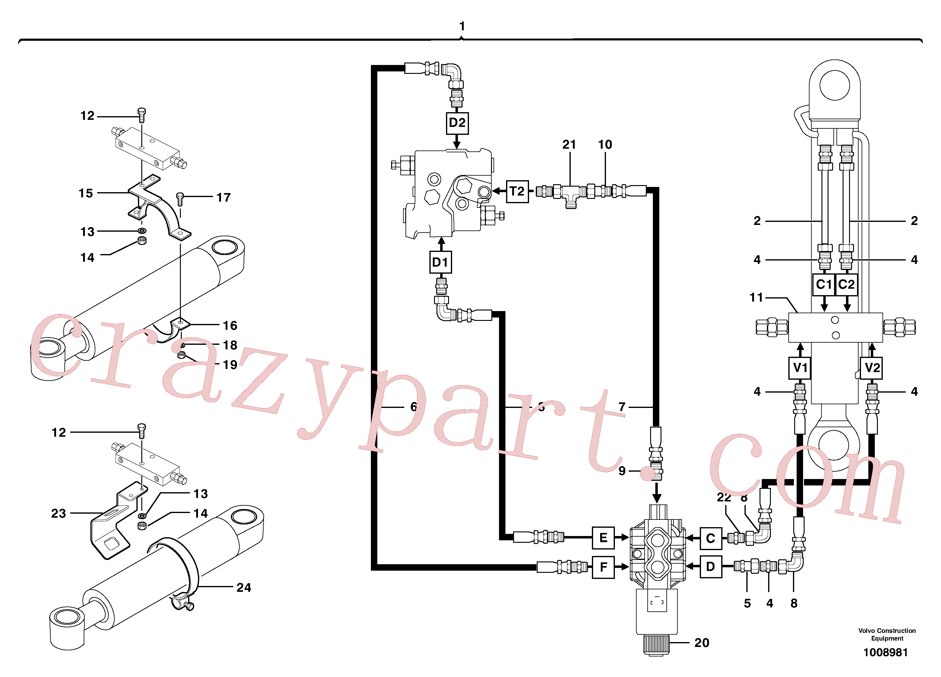 Wholesale PJ5910810 Tube for Volvo Excavator