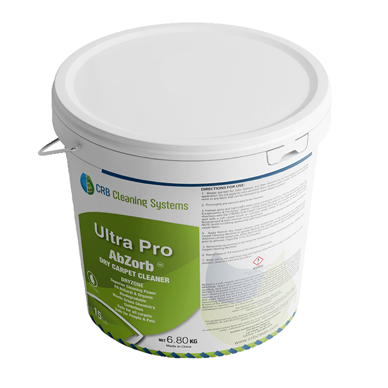 Ultra Pro Organic Dry Compound CRB Carpet Cleaning Machines and Chemicals