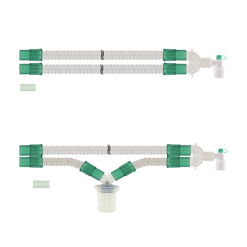 Adult Smoothbore Singleuse Breathing Circuit (for Ventilation