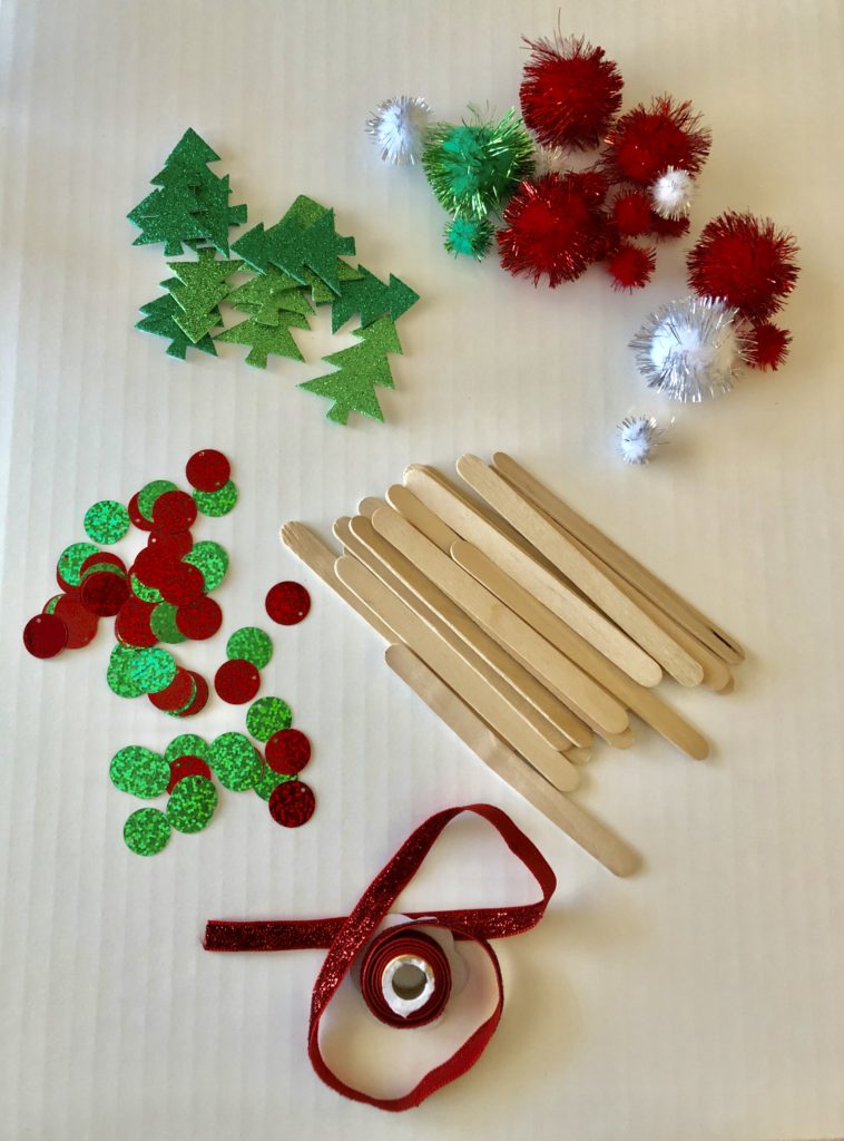 Kid Crafts Easy DIY Popsicle Stick Christmas Trees