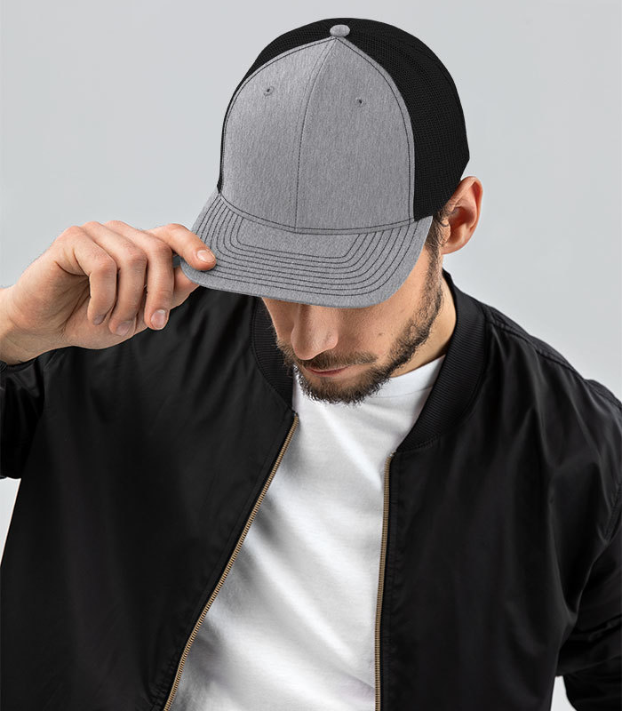 Custom Richardson 112 Snapback Trucker Hat with Embroidered Patch