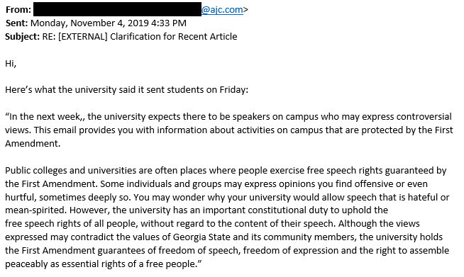 The geospatial information authority of japan (gsi) is the national organization that conducts basic survey and mapping and instructs related organizations to clarify the conditions of land in japan and. Letter To The Editor Created Equal Vp Responds To Free Speech At Georgia State The Signal