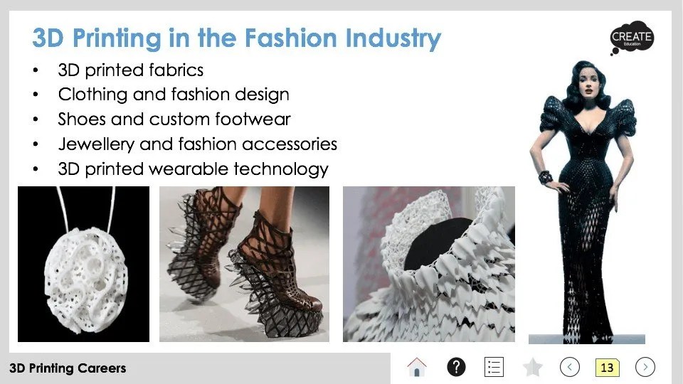 3D Printing Careers Presentation CREATE Education Project