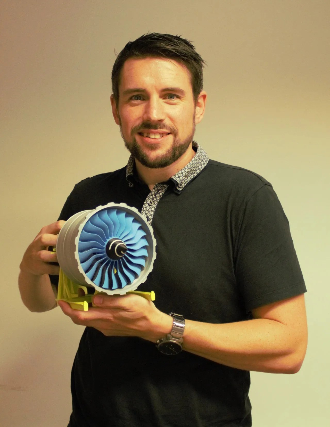 3D printed model jet engine CREATE Education Project