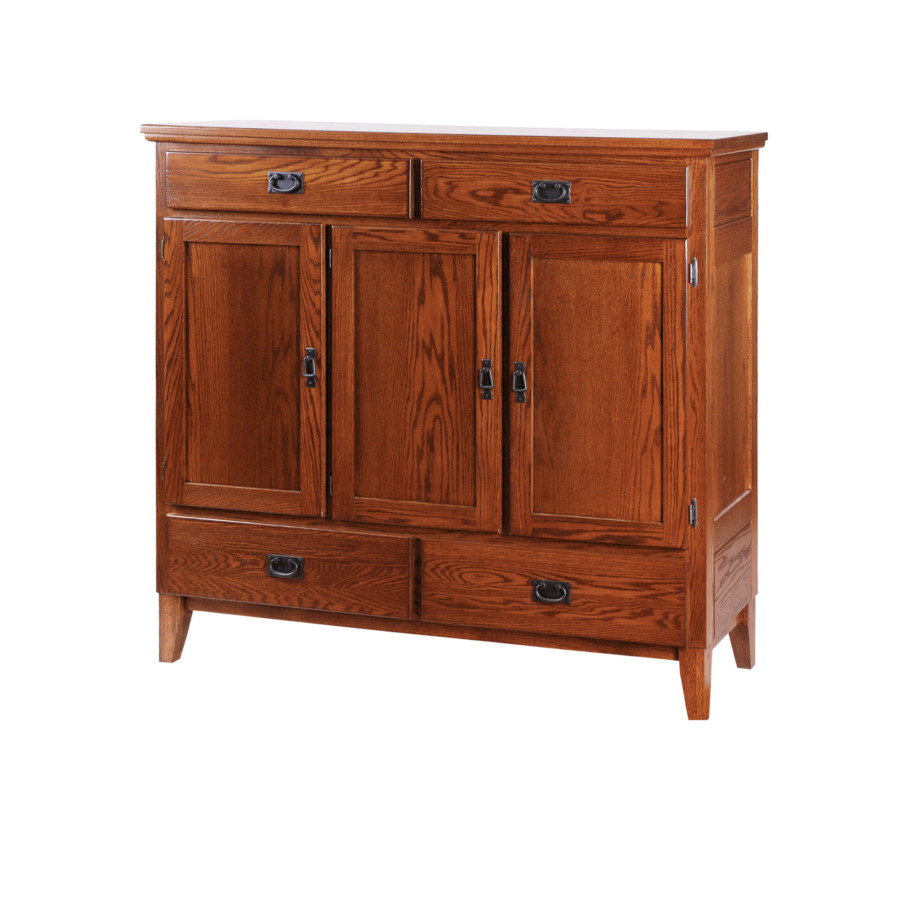 Mission Dining Chest Solid Wood Storage Sideboard I Home Envy