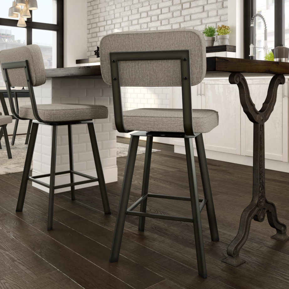 Brixton Swivel Stool Canadian Made Swivel Bar Stool I Home Envy