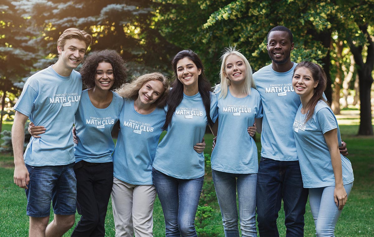 Custom Student Club TShirts CreateMyTee