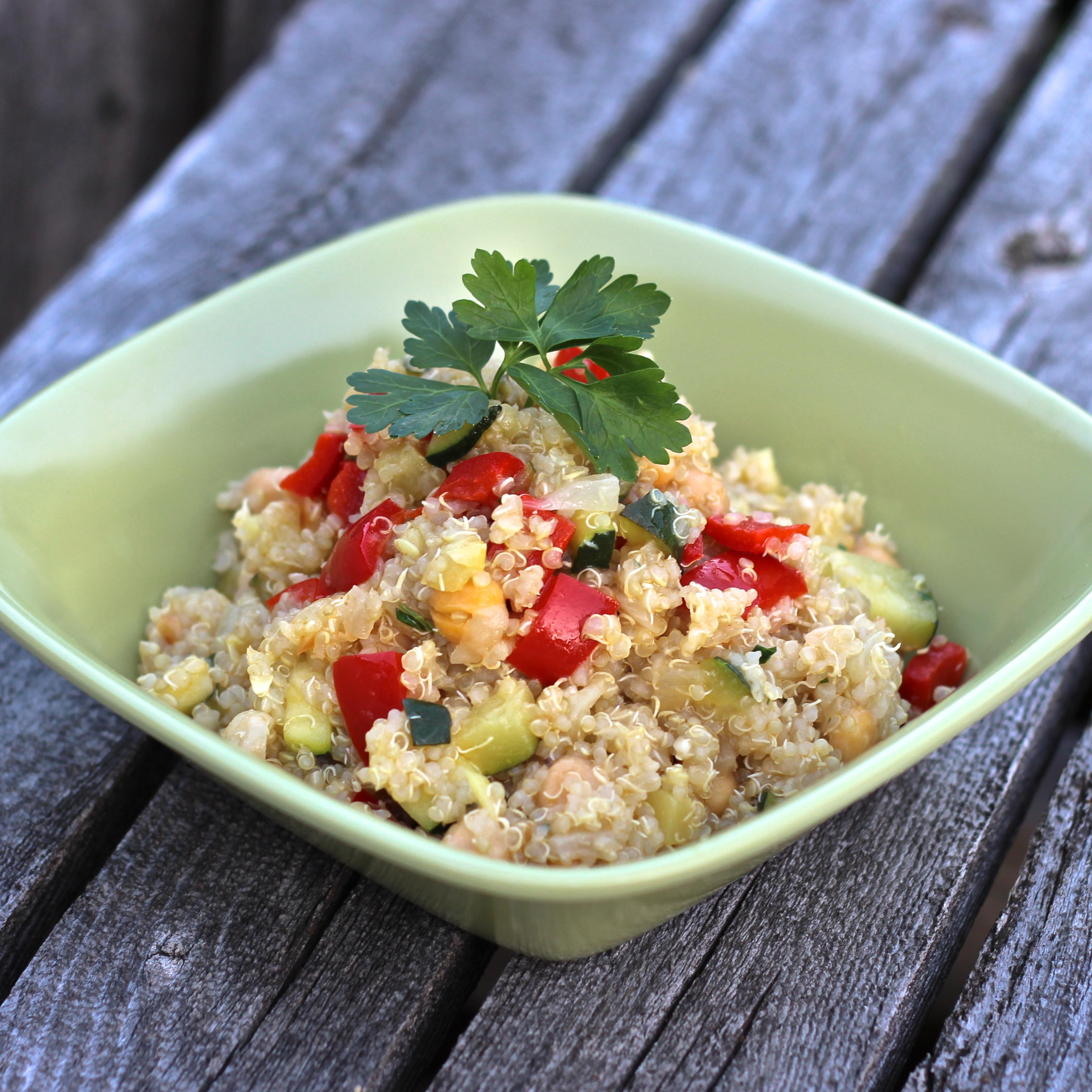 Quinoa Power Salad with Lemon Vinaigrette