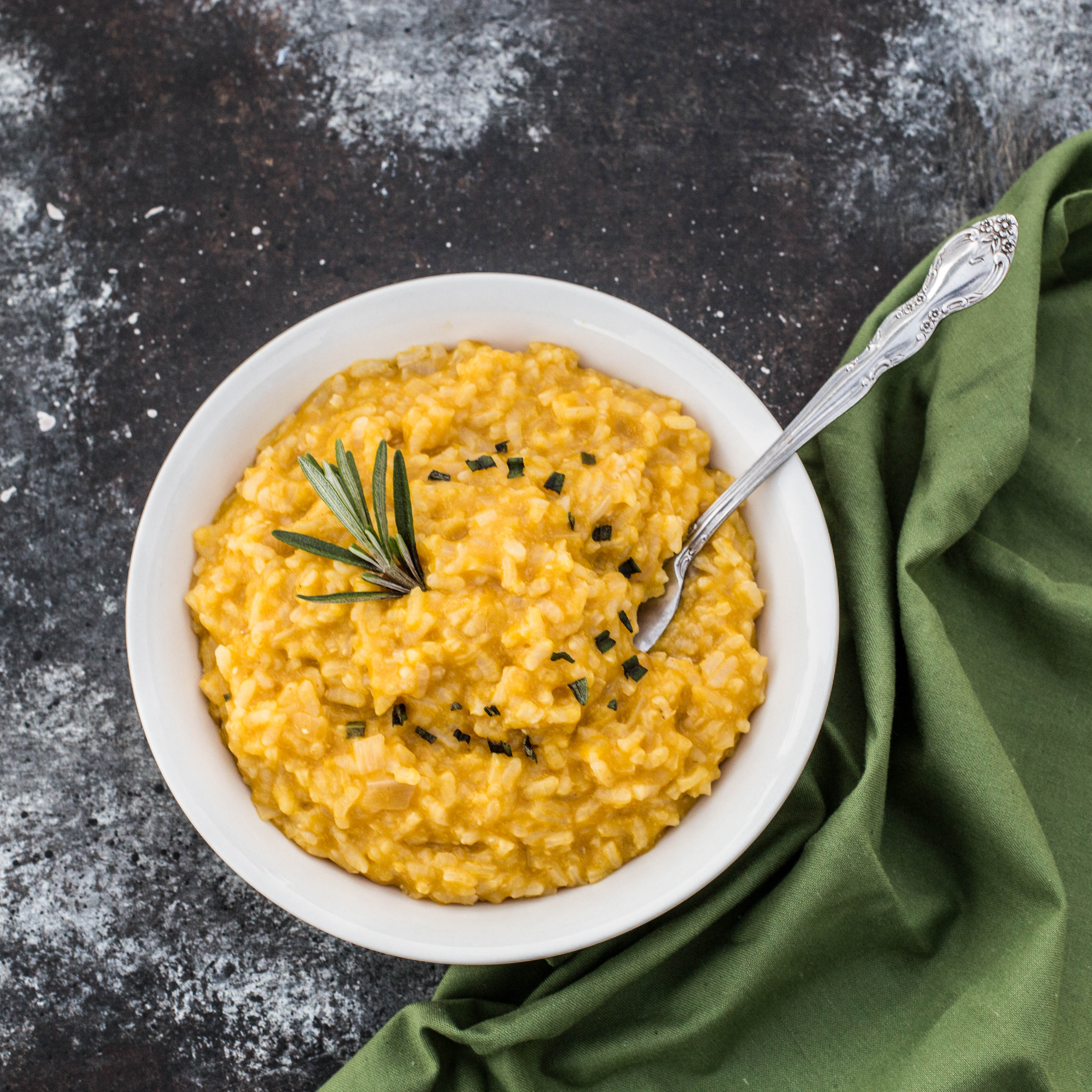 Creamy Pumpkin Risotto