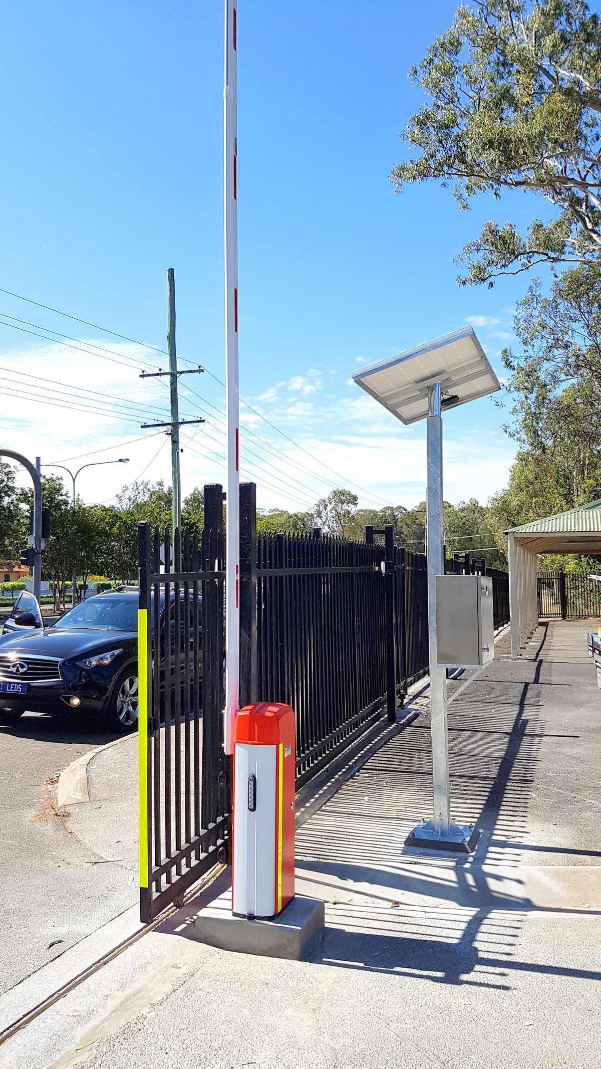 Solar Boom Gates • Create Security