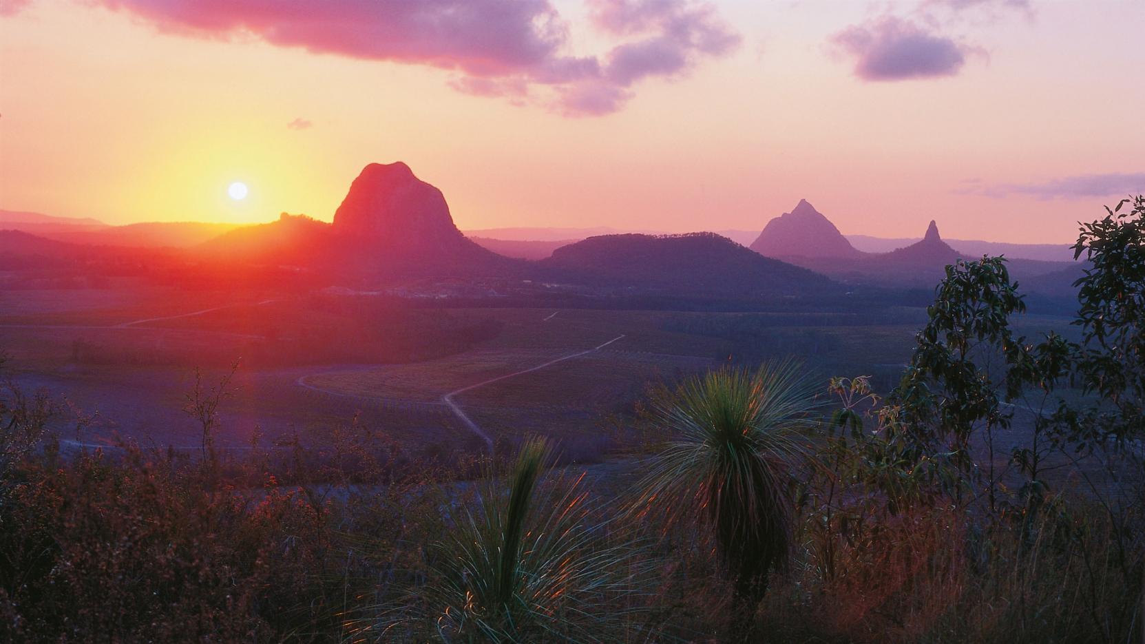 The Glasshouse Mountains and the World Heritage List Create Quest
