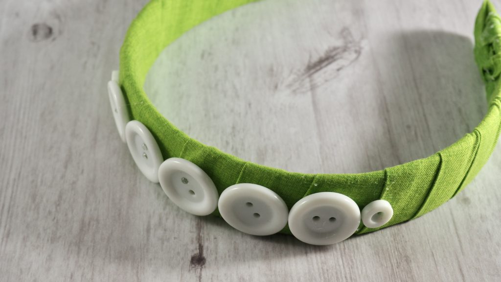 Scrap Fabric Covered Headband Tutorial Create with Claudia