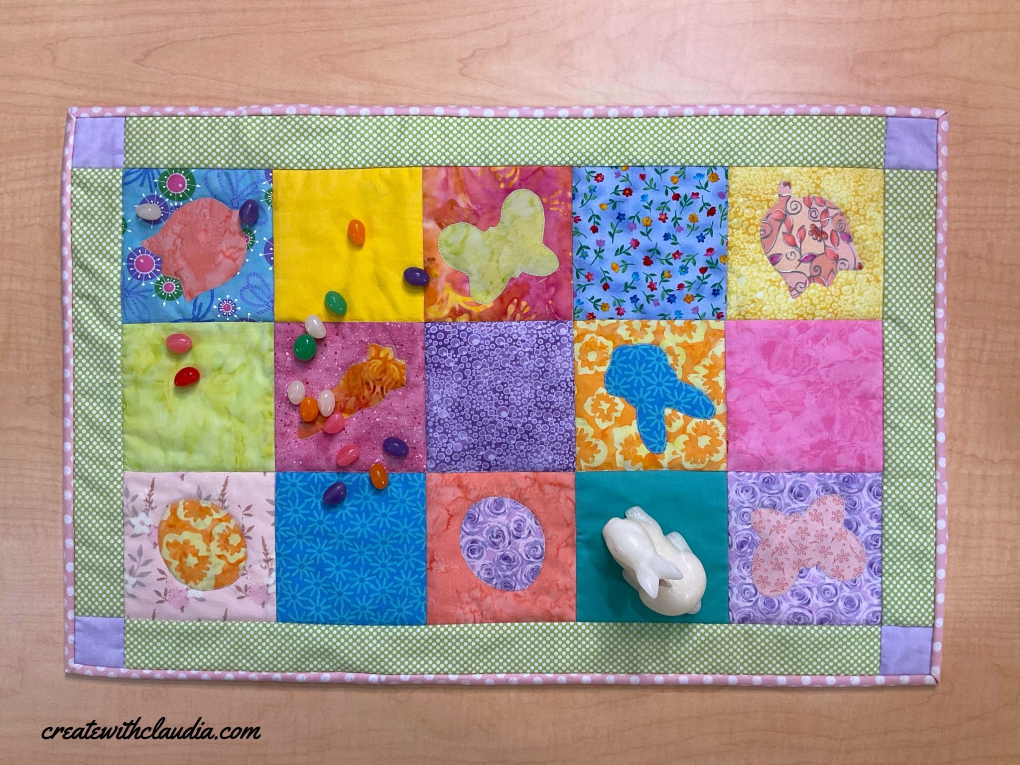 Easy Easter Table Runner Pattern Create with Claudia