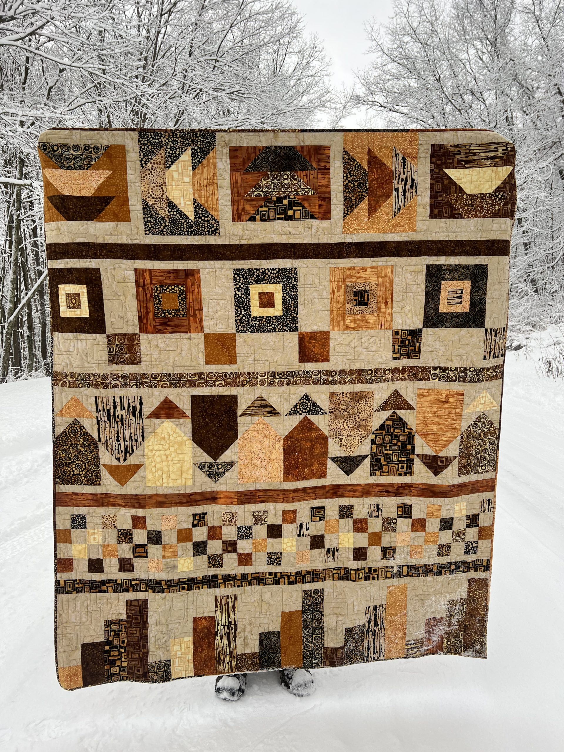 How to Make a Modern Double Arrow Quilt Block Create with Claudia