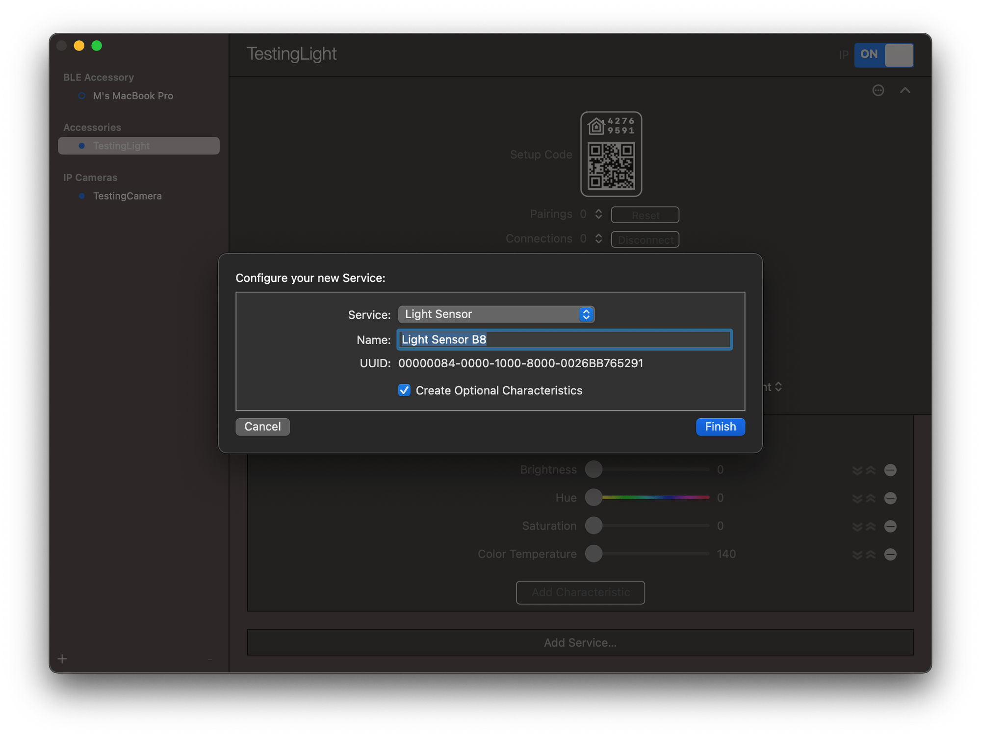 Developing Apps with the HomeKit Accessory Simulator