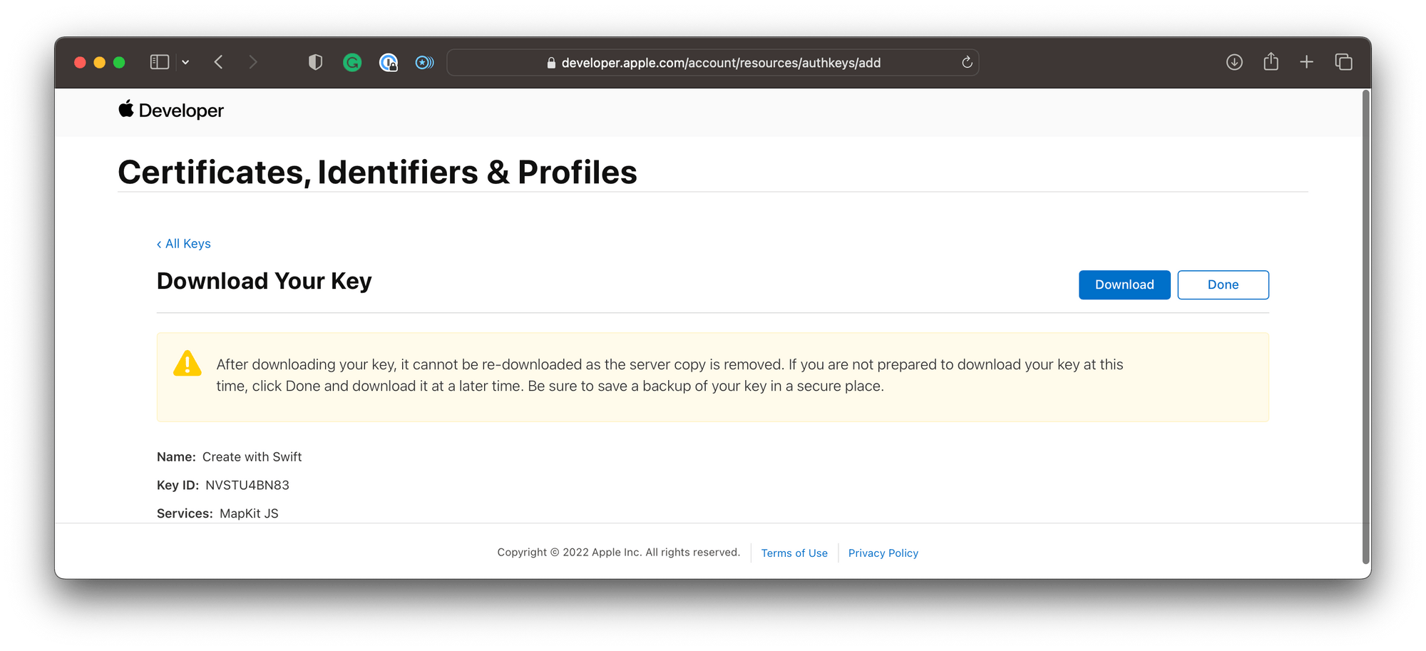 Using MapKit JS to Embed Apple Maps in sites