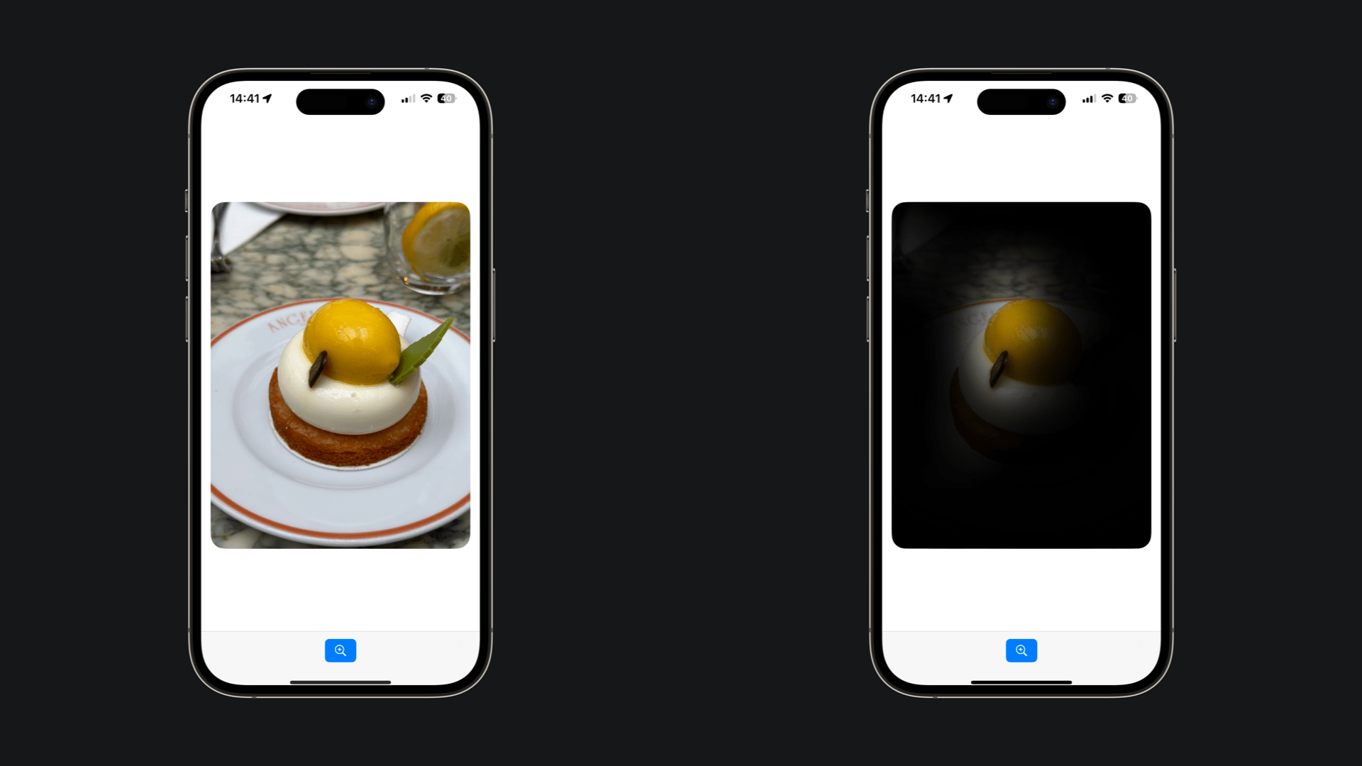 Identifying attention areas in images with Vision Framework