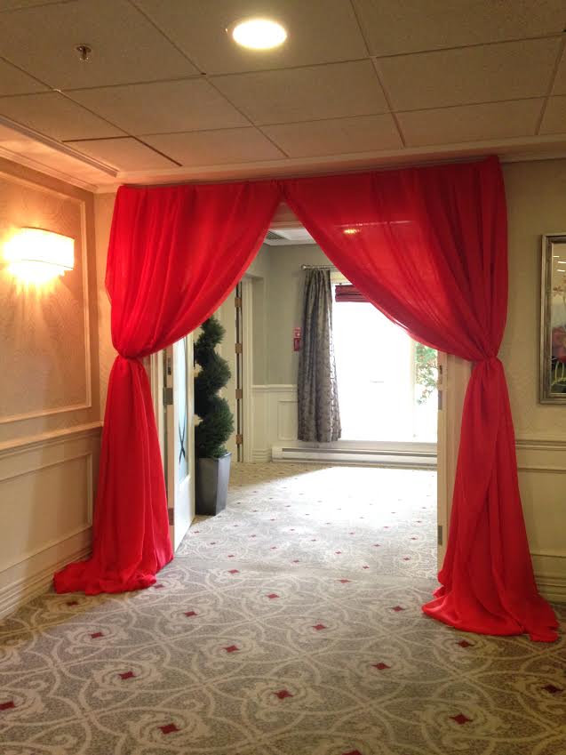 Red Carpet Corporate Gala Entrance Draping Creating A Scene Inc.