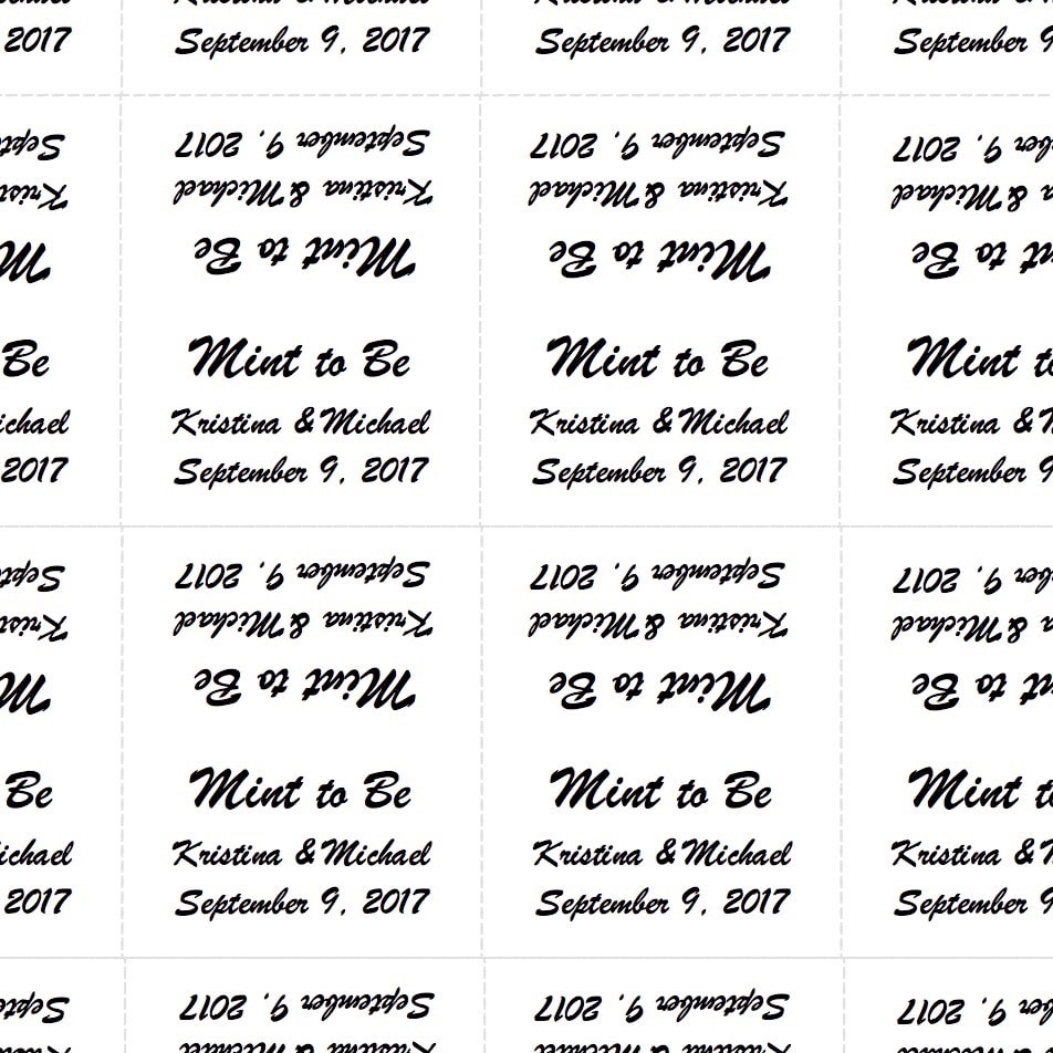 DIY Shower & Wedding Mints CREATING A SIMPLER LIFE OFFGRID