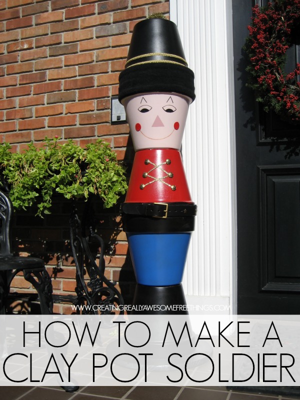 How to Make Flower Pot Nutcracker Soldiers C.R.A.F.T.