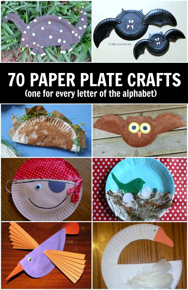 Paper plate crafts for kids (AZ) C.R.A.F.T.