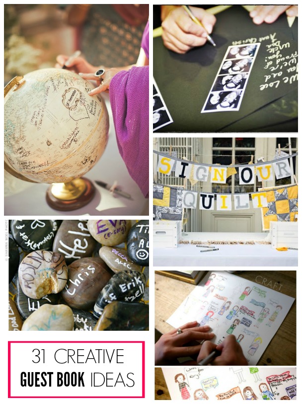 Unique Guest Book Ideas C.R.A.F.T.