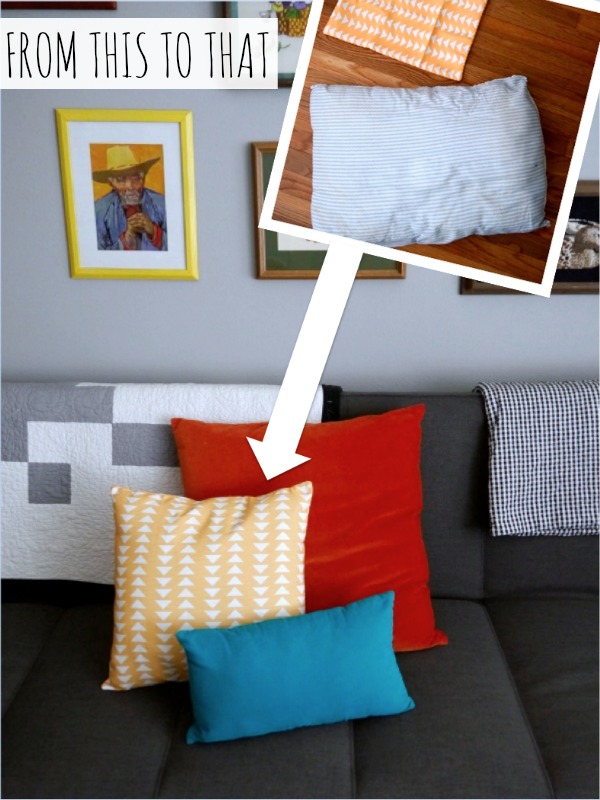 How to make a pillow insert for free C.R.A.F.T.