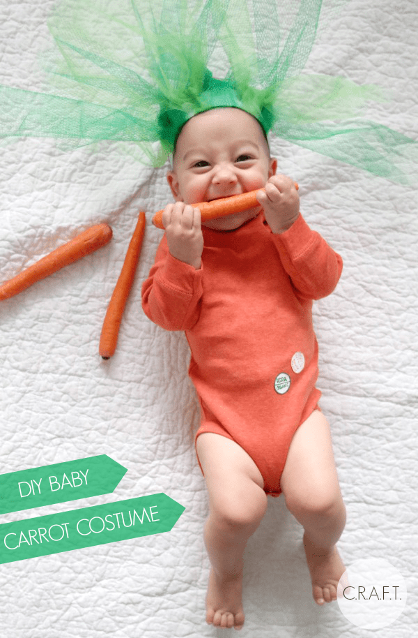 DIY baby carrot costume C.R.A.F.T.