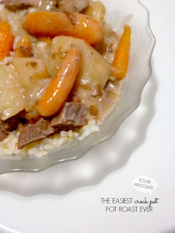 Rock your Crock Crock Pot Pot Roast C.R.A.F.T.