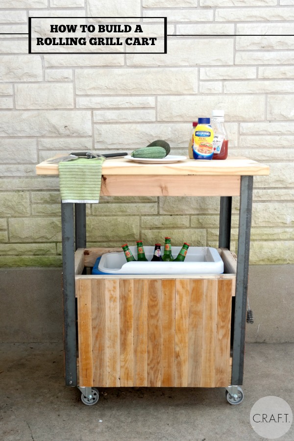 How to build a DIY grill cart C.R.A.F.T.