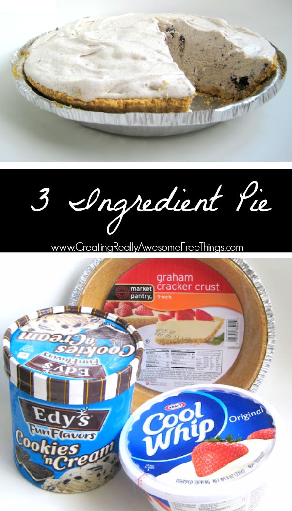 No Bake Dessert Cookies and Cream Pie C.R.A.F.T.