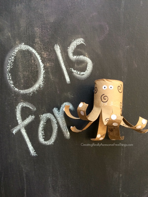 Octopus Toilet paper tube crafts C.R.A.F.T.