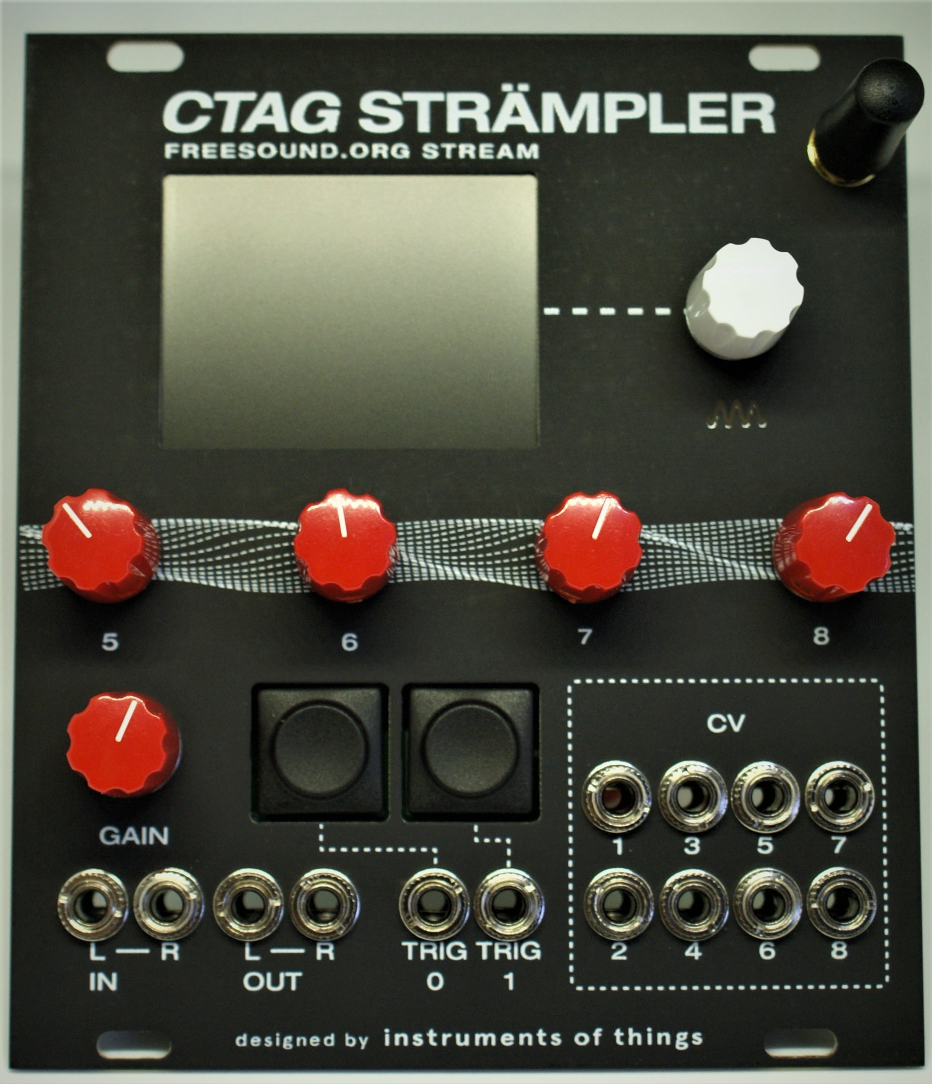 CTAG Strämpler A eurorack sample streaming and sound synthesis module Creative Technologies