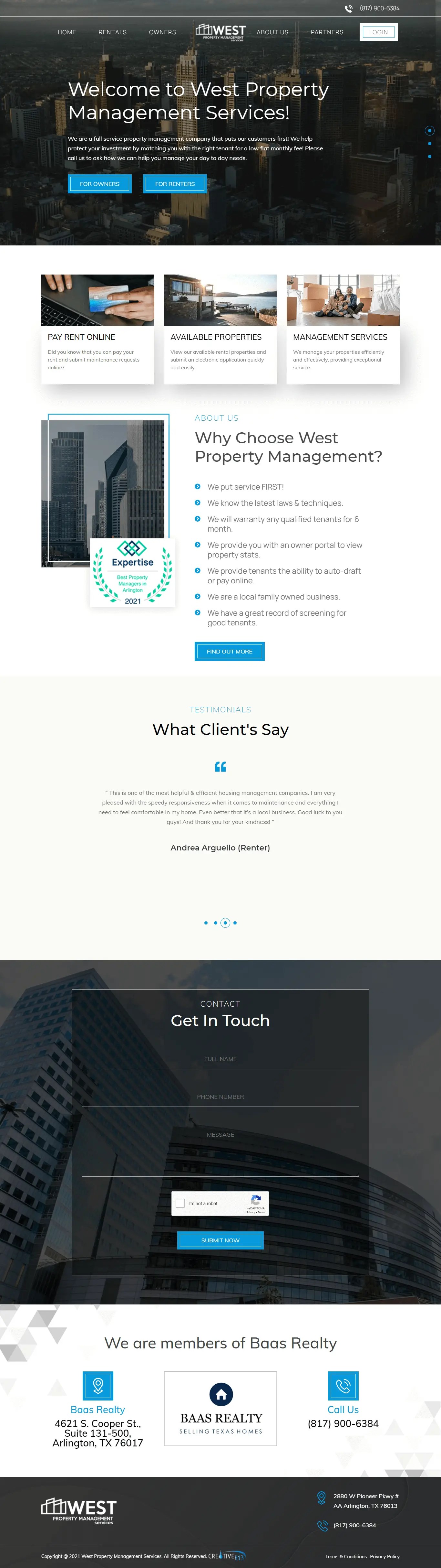 West Property Management Services Creative813