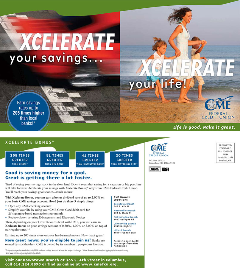CME Federal Credit Union Creative Abandon Connect.Creatively