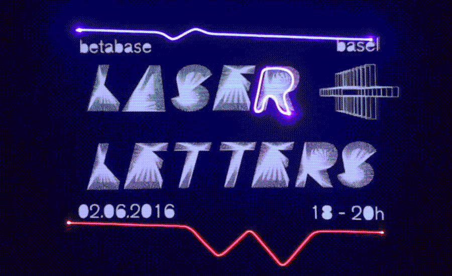 Laser Letters Typography meets media interaction at The