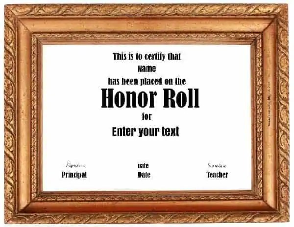 FREE Honor Roll Certificate Templates Customize Online FREE Honor Roll Certificate Templates Customize Online